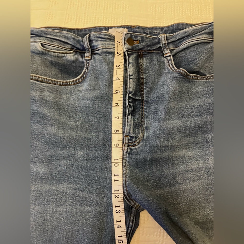 PILCRO High Rise Button Fly Cropped Jeans Size 34 - Picture 8 of 12